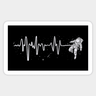 Space Heartbeat Sticker